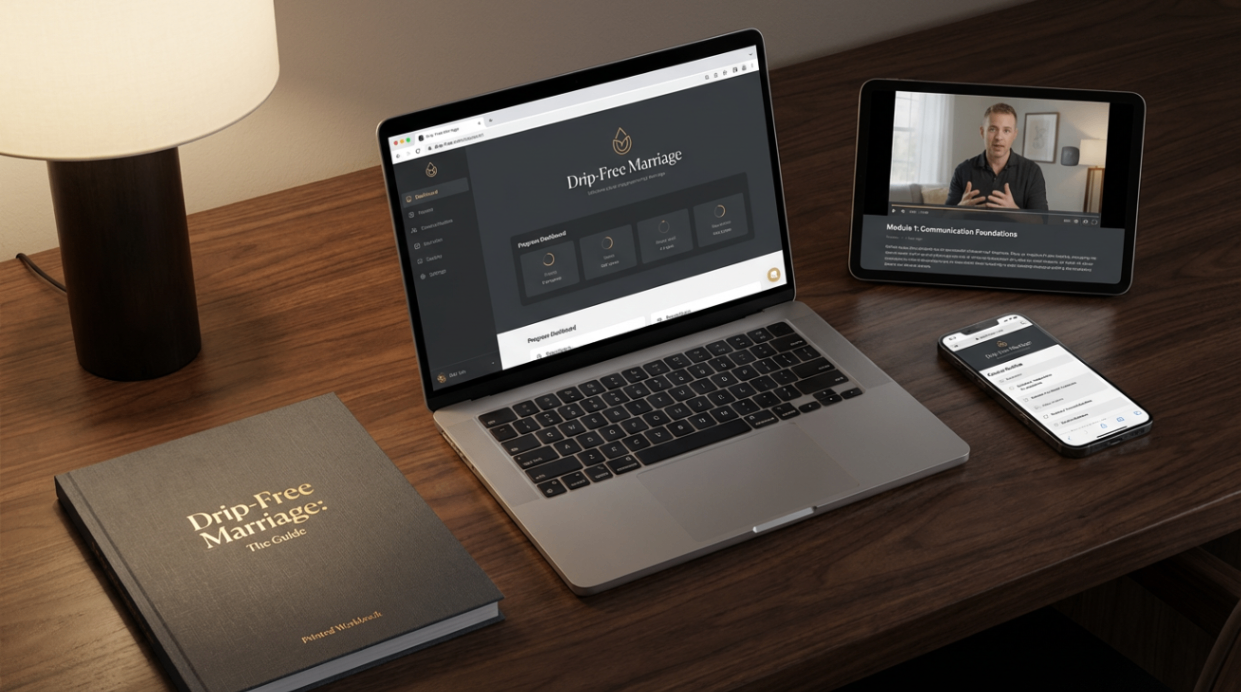Drip-Free Marriage Course across devices